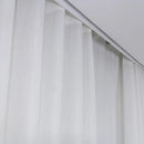 Cortina Gaze de Linho Com Forro de Microfibra Para Trilho Suiço Max Simples