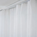 Cortina Gaze de Linho Com Forro de Microfibra Para Trilho Suiço Max Simples