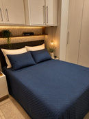 Kit Colcha Queen CHAMONIX 2,40x2,60 C/ 2 Porta Travesseiros