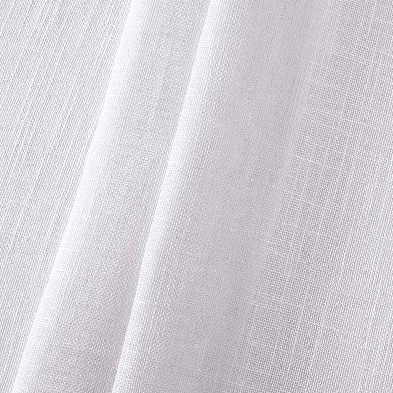 Cortina Gaze de Linho Para Cozinha, Sem Forro