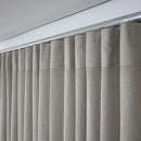 Cortina Gaze Linho Sem Forro Para Trilho Suiço Simples