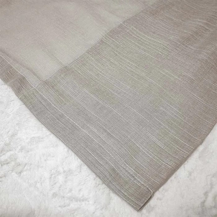 Cortina Gaze Linho Sem Forro Para Trilho Suiço Simples