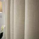 Cortina Gaze Linho Sem Forro Para Trilho Suiço Simples