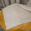 Cortina Gaze Linho Sem Forro Para Trilho Suiço Simples