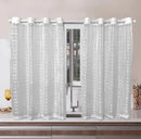 Cortina Voil Xadrez Para Cozinha