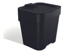Lixeira De Pia Bancada Slim 2,5l Compacta Multiuso Preto Uz