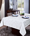 Toalha de Mesa Jacquard 4 lugares Branco 1,38x1,38
