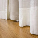 Cortina Gaze de Linho Com Blackout Para Trilho Suiço Simples