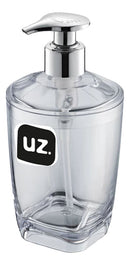 Porta Sabonete Liquido Em Acrílico 300ml Transparente Uz Transparente
