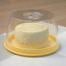 Queijeira Com Tampa Porta Queijos Frios Acrílico Vermelho Uz