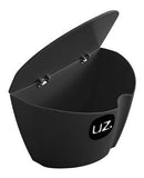 Saleiro De Cozinha Com Tampa 500ml Pote De Sal Bancada Uz Cor Preto