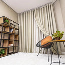 Cortina Gaze Linho com Forro de Blackout para Varão