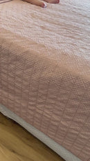 Kit Colcha Queen 2,40x2,60 C/ 2 Porta Travesseiros Crinckle